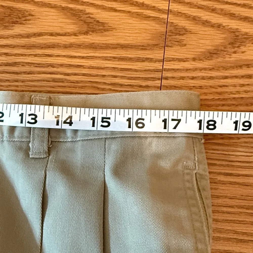 Bill Blass Men's Khaki Chinos, Pleated, Straight Leg 36 x32
